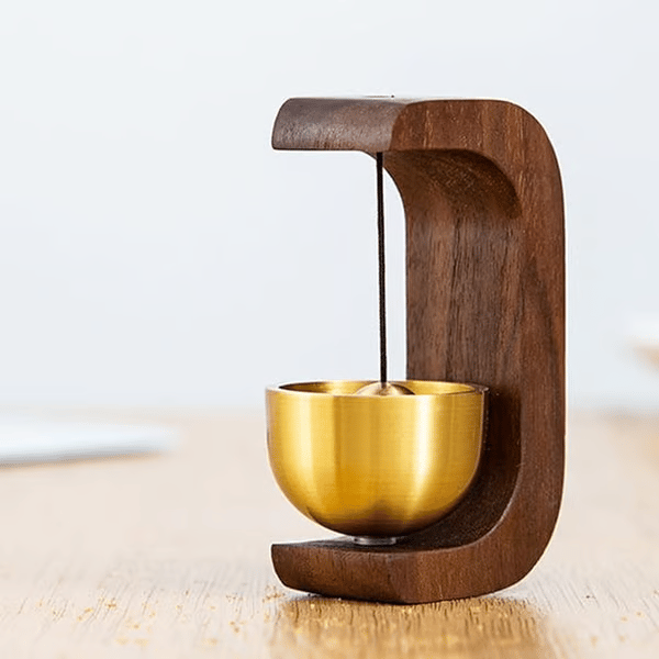 🔥🔔 Magnetic Wooden Doorbell for All Materials