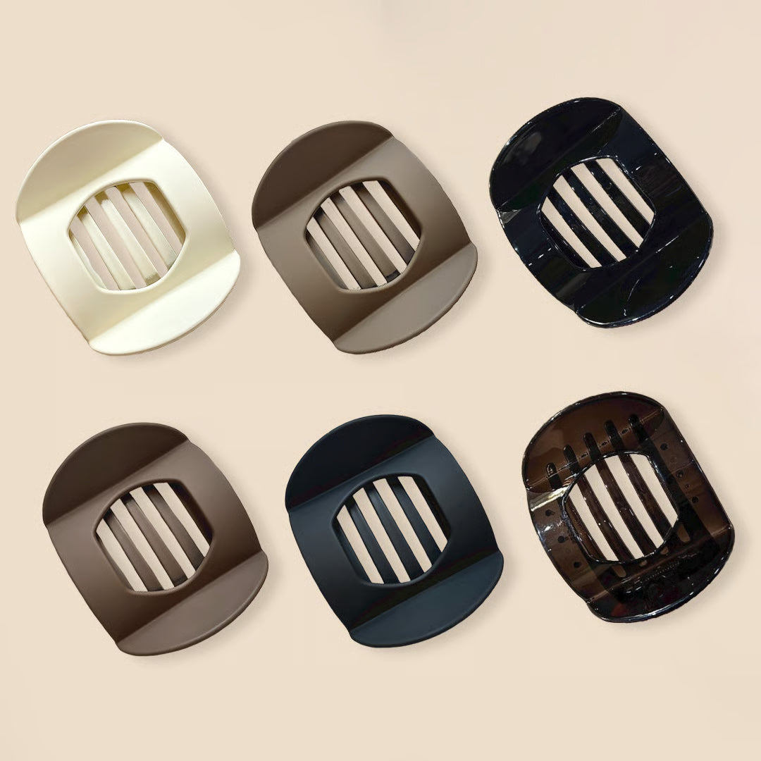 🎁Casual Versatile Solid Colour Lay Flat Hair Clip