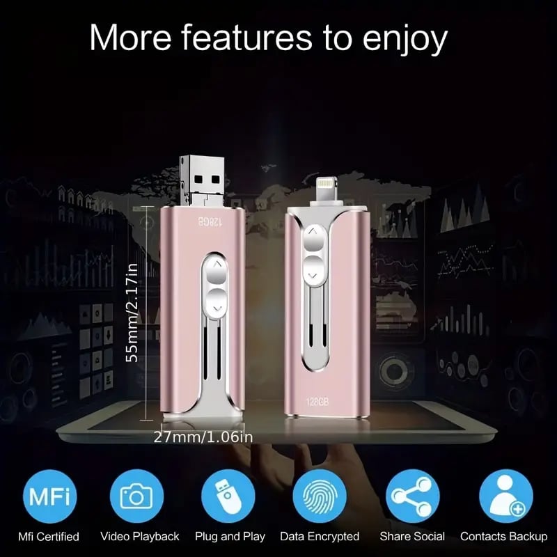 FileNest 4-in-1 Drive Backup USB Memory Stick