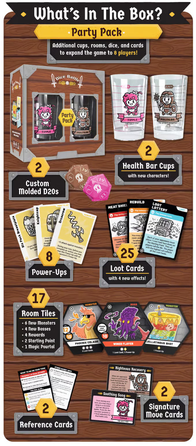 Bar Heroes Assemble! Dice Battle: Hire your legendary partners and fight in a night of alcohol