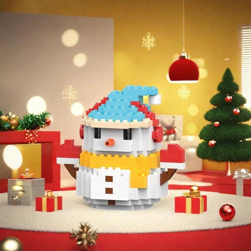 Christmas Pixel Block Figures