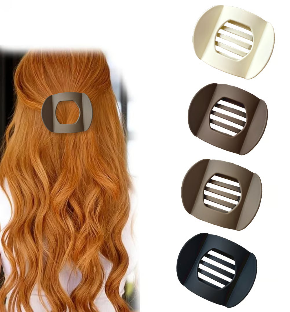 🎁Casual Versatile Solid Colour Lay Flat Hair Clip