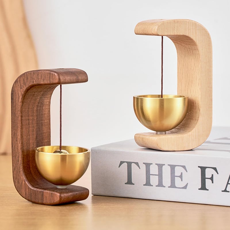 🔥🔔 Magnetic Wooden Doorbell for All Materials