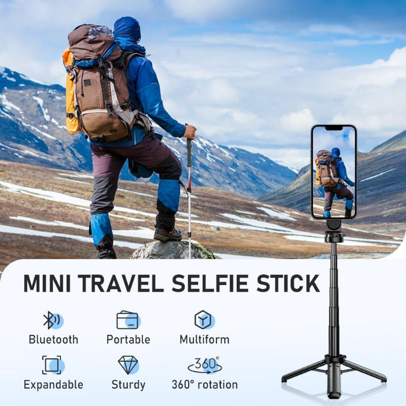 Pocket-Size MagSafe Selfie-Stick Tripod with Bluetooth Remote