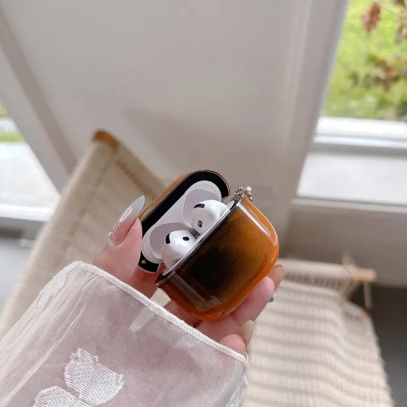 Luminous Liquid Sand AirPods Case _ Durable & Shock-Resistant