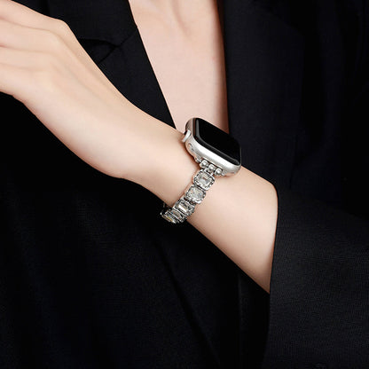 Rainbow Rhinestone Charm Bracelet