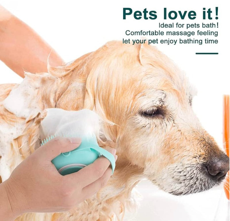 2-in-1 Grooming & Shampoo Brush