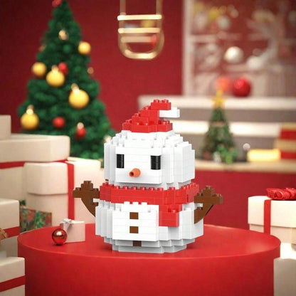 Christmas Pixel Block Figures