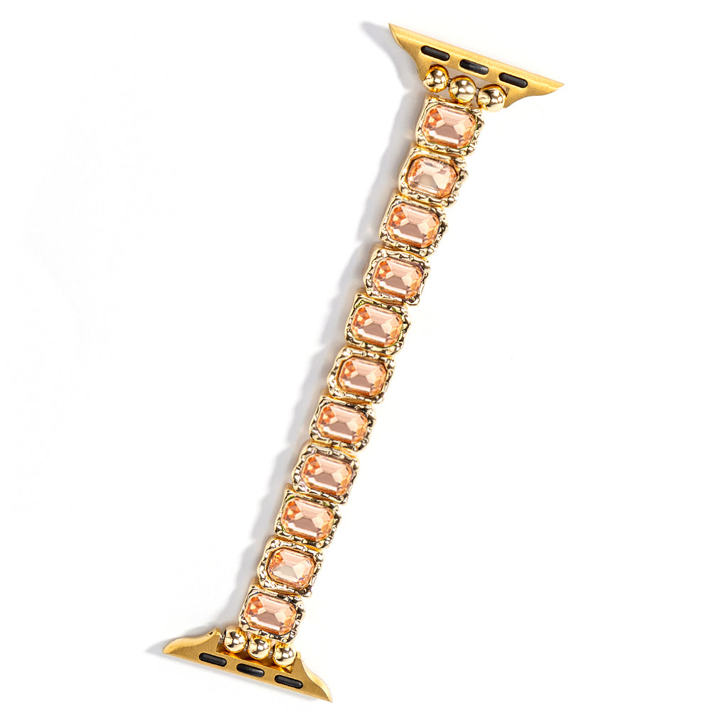 Rainbow Rhinestone Charm Bracelet