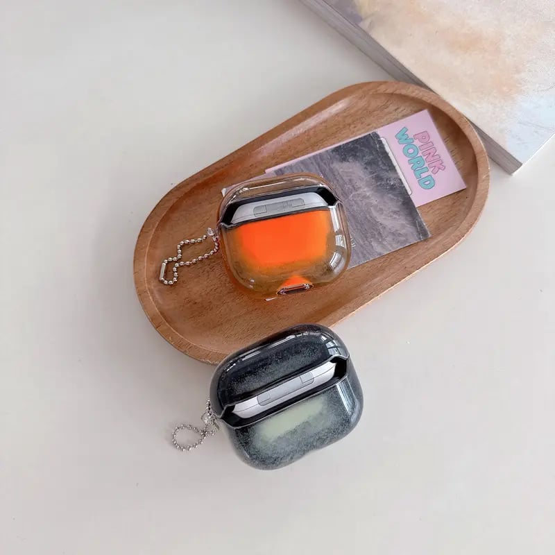 Luminous Liquid Sand AirPods Case _ Durable & Shock-Resistant