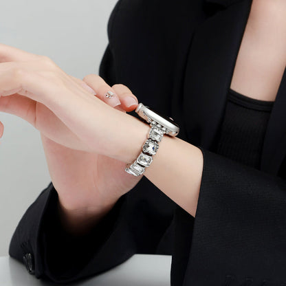 Rainbow Rhinestone Charm Bracelet