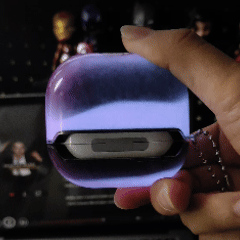 Luminous Liquid Sand AirPods Case _ Durable & Shock-Resistant