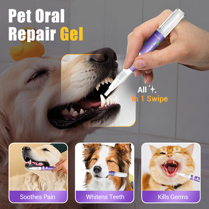 BUY 1 GET 1 FREE🐶🦷Pet Oral Repair Gel Toothbrush