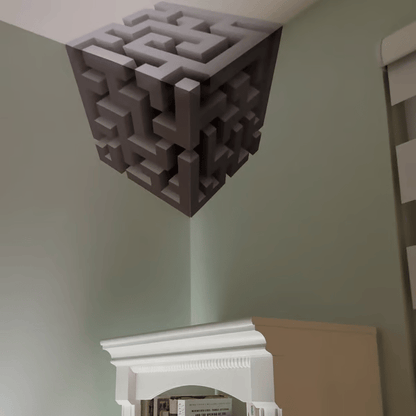 Modern Geometric Corner - Wall Art That Reshapes Reality 🧠✨