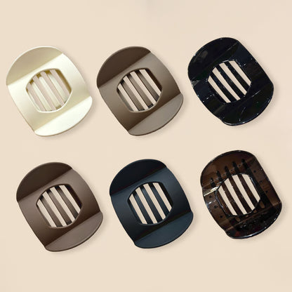 🎁Casual Versatile Solid Colour Lay Flat Hair Clip