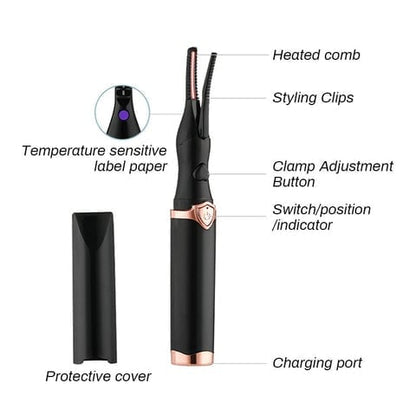Electric Eyelash Curler for Instant Glam✨ Blink & Dazzle!