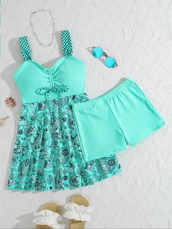 2026 Women's V Neck Swimdress