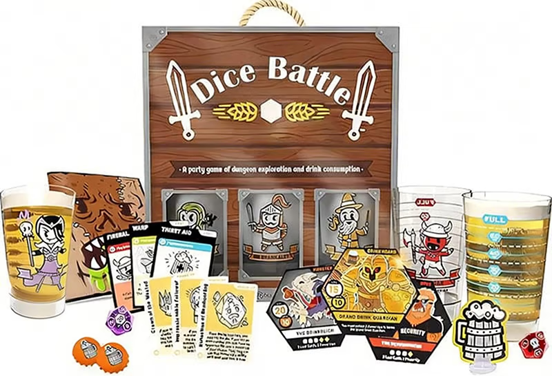 Bar Heroes Assemble! Dice Battle: Hire your legendary partners and fight in a night of alcohol
