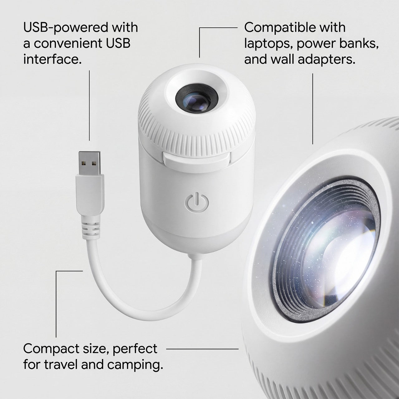 Projection Night Light - USB Power