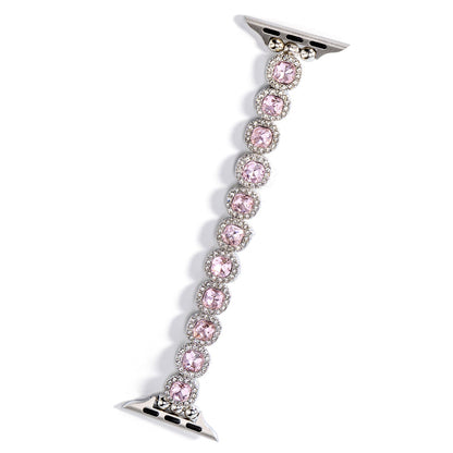 Rainbow Rhinestone Charm Bracelet