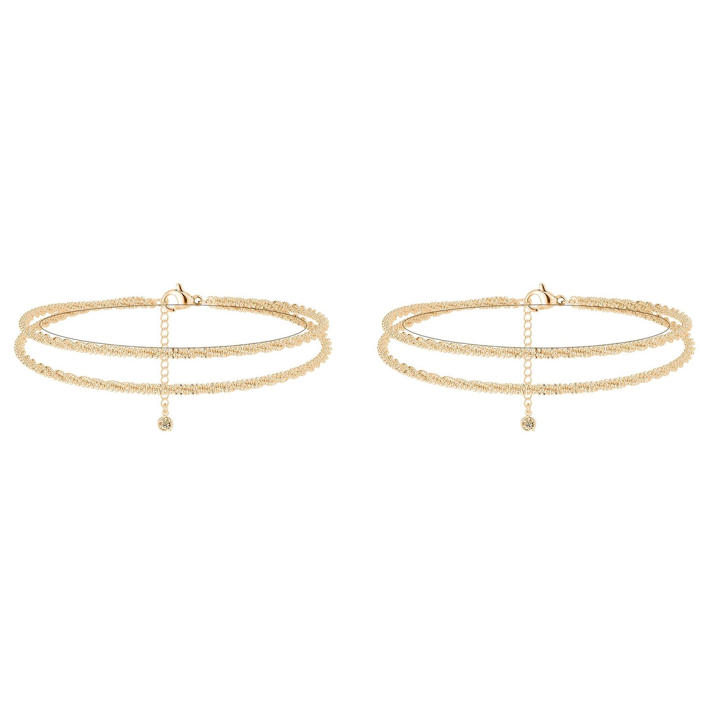 🎁Last Day Promotion 49% OFF🔥Dainty Layered Anklet For Women