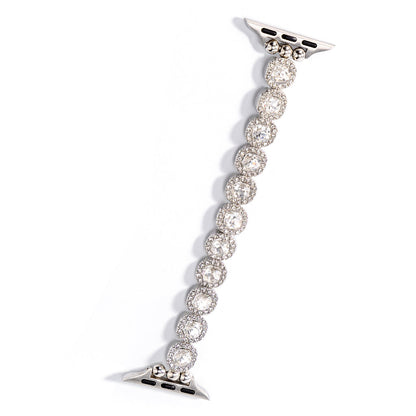 Rainbow Rhinestone Charm Bracelet