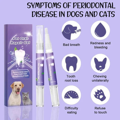 BUY 1 GET 1 FREE🐶🦷Pet Oral Repair Gel Toothbrush