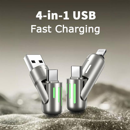 Last Day Buy 3 Free 1 - 4-in-1 USB Charging Cable fast charging 240W