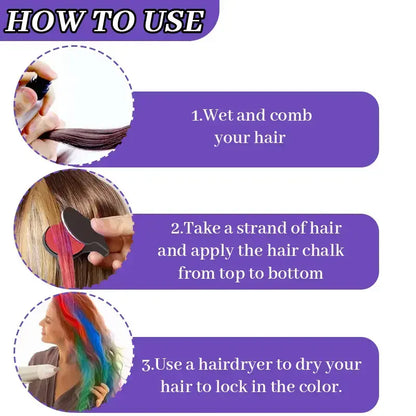 Colors Temporary Hair Chalk Hair Dye