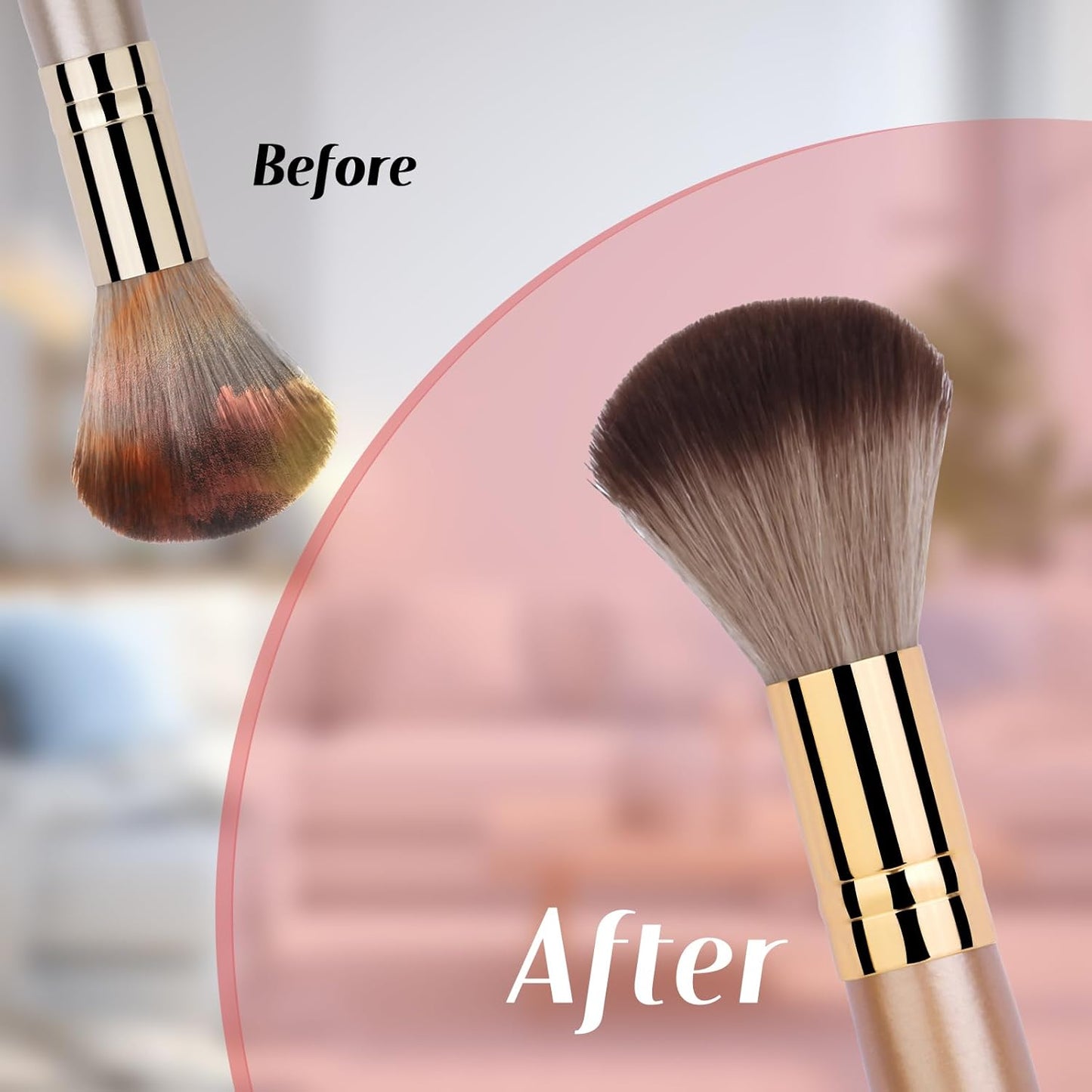 Makeup Brush Cleaner Soap with Silicone Mat