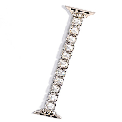 Rainbow Rhinestone Charm Bracelet