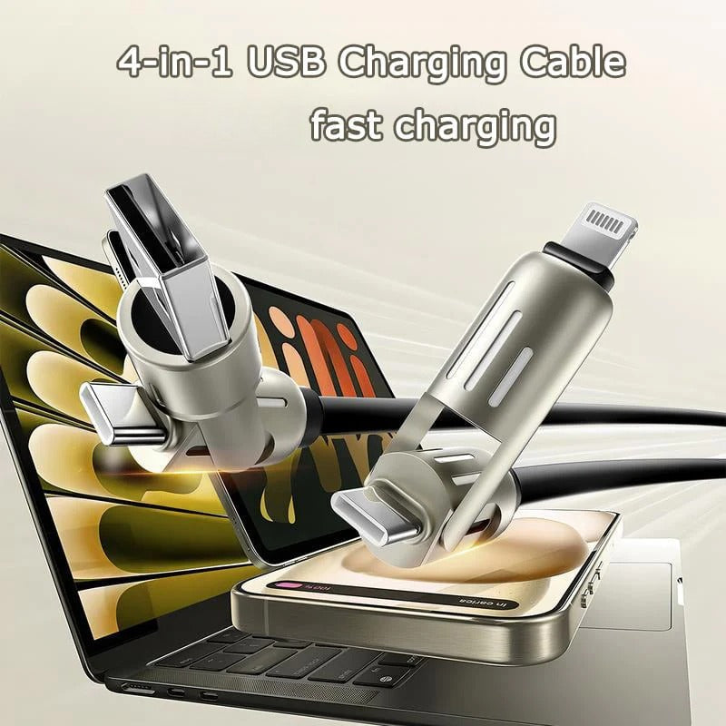 Last Day Buy 3 Free 1 - 4-in-1 USB Charging Cable fast charging 240W