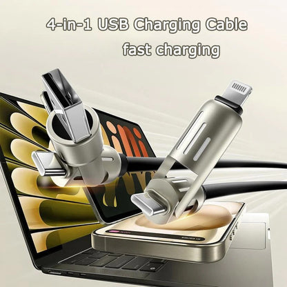 Last Day Buy 3 Free 1 - 4-in-1 USB Charging Cable fast charging 240W