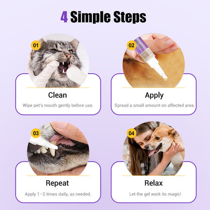 BUY 1 GET 1 FREE🐶🦷Pet Oral Repair Gel Toothbrush