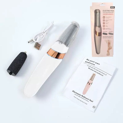 Rechargeable Electric Foot File – Smooth Heels, Anytime Anywhere