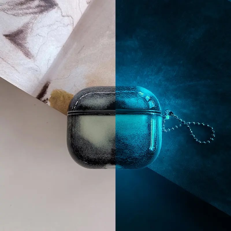 Luminous Liquid Sand AirPods Case _ Durable & Shock-Resistant