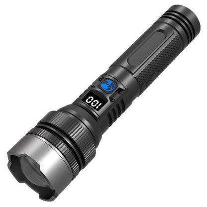 🔥 2-in-1 Power Bank Flashlight – Super Bright, Zoomable & USB Rechargeable for Camping & Emergencies