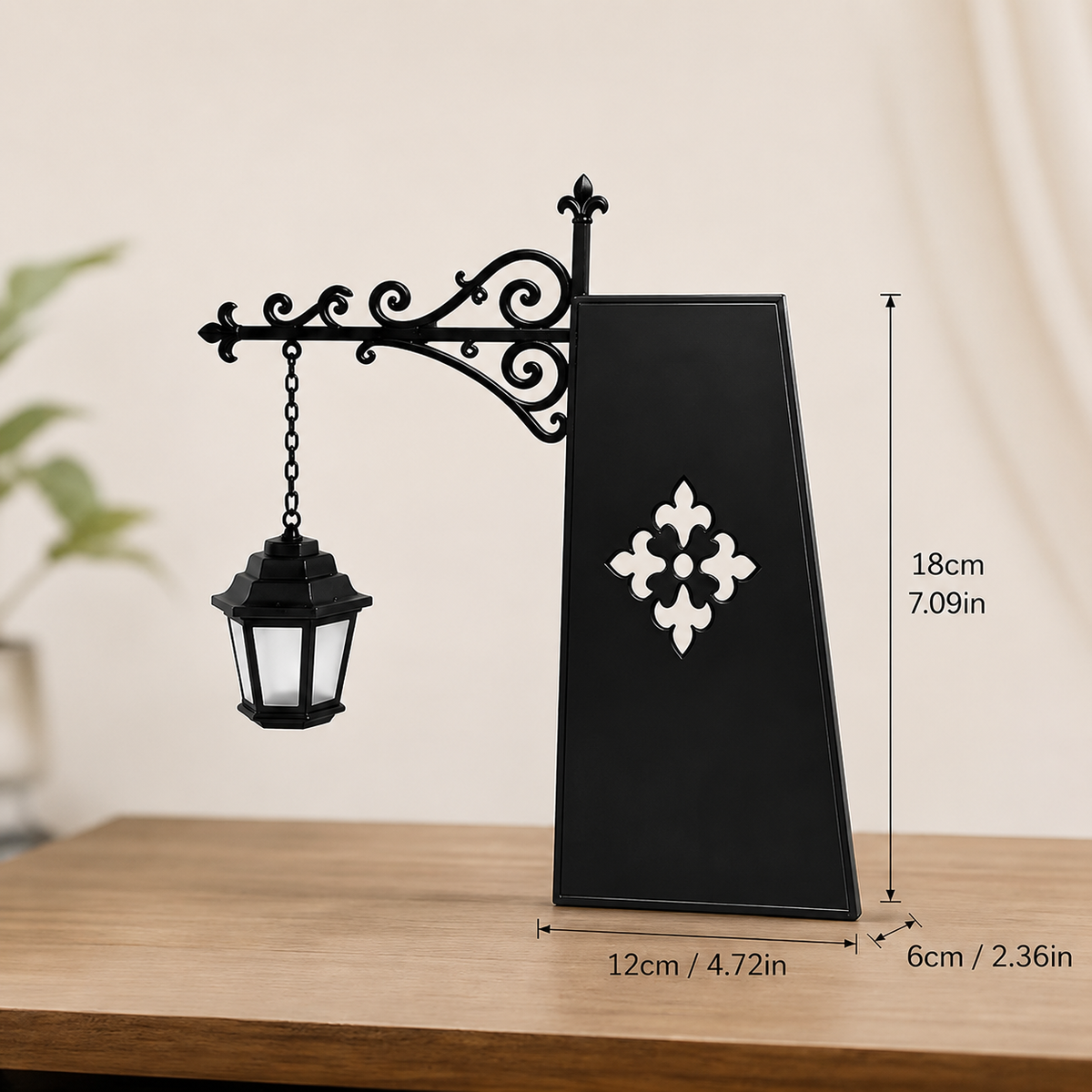 Cozy Bookworm Ghost Lantern