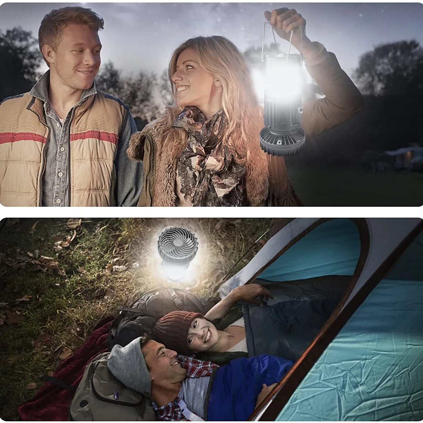 Multi-Function Solar Fan Light