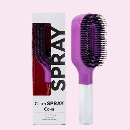 2 in 1 Sprayer Comb Detangling  Hair brush