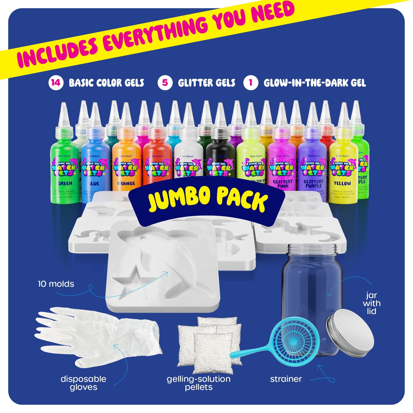 DIY Magic Gel Water Pets - Jumbo Pack