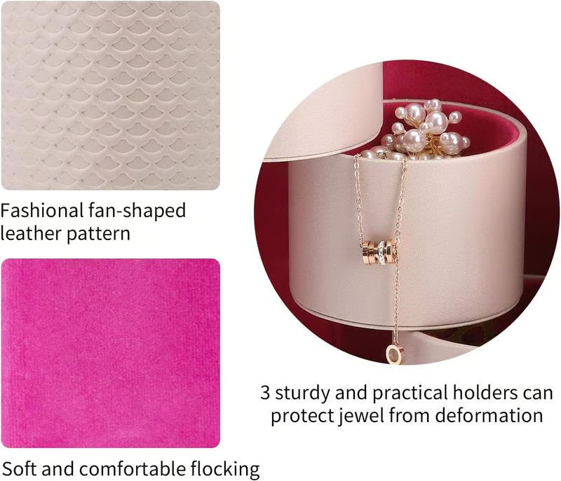 Layered Travel Jewelry Case – Elegant Storage, Always Ready to Shine