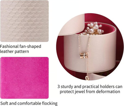 Layered Travel Jewelry Case – Elegant Storage, Always Ready to Shine
