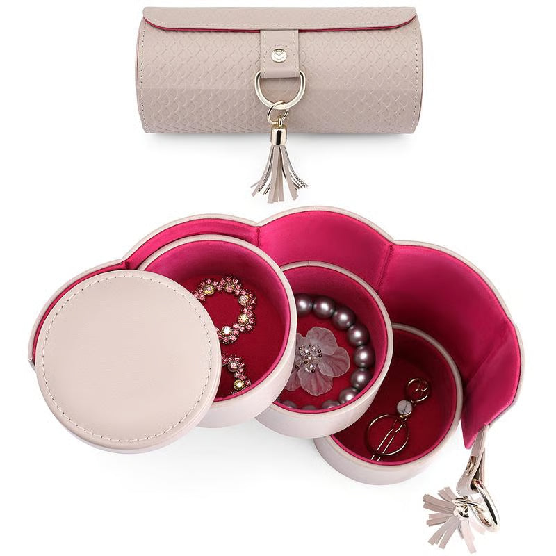 Layered Travel Jewelry Case – Elegant Storage, Always Ready to Shine