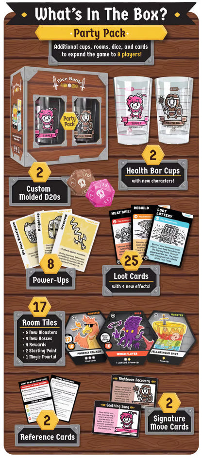 Bar Heroes Assemble! Dice Battle: Hire your legendary partners and fight in a night of alcohol