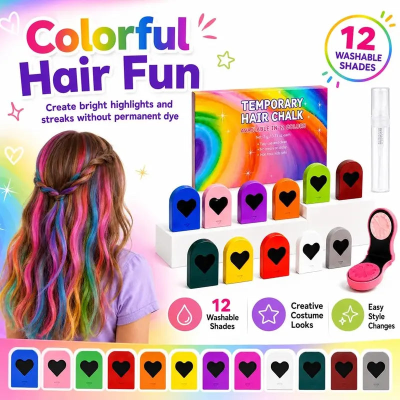 Colors Temporary Hair Chalk Hair Dye