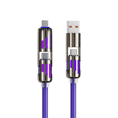 Last Day Buy 3 Free 1 - 4-in-1 USB Charging Cable fast charging 240W