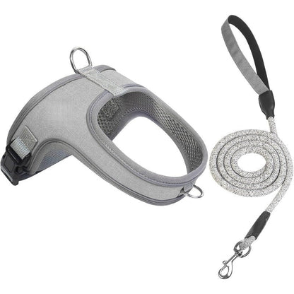 Breathable Dog Harness with Reflective Leash