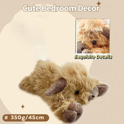 🎄Cute Cartoon Highland Cow Cuddly Toy - Christmas Gift Edition