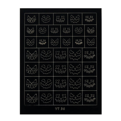 Halloween Nail Sticker-Hollow